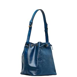 Louis Vuitton-Louis Vuitton Epi Petit Noe Bolso De Hombro De Cuero M44105 en buen estado-Azul