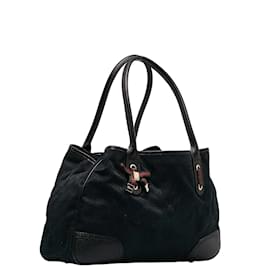 Gucci-GG Canvas Princy Tote Bag 163805-Black