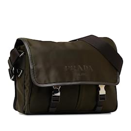 Prada-Tessuto Crossbody Bag VA0768-Brown