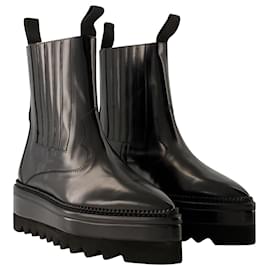 Toga Pulla-AJ1311 Boots - Toga Pulla - Leather - Black-Black