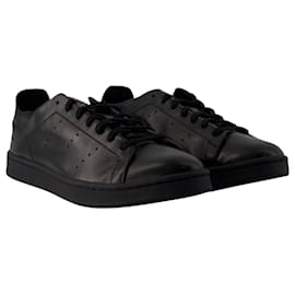 Y3-Stan Smith Sneakers - Y-3 - Leder - Schwarz-Schwarz