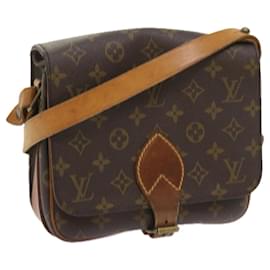 Louis Vuitton-LOUIS VUITTON Monogram Cartouchiere MM Shoulder Bag M51253 LV Auth ar10620b-Monogram