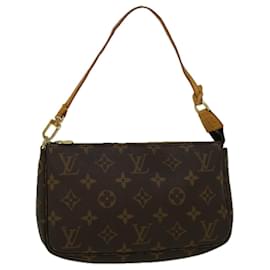 Louis Vuitton-LOUIS VUITTON Monogram Pochette Accessoires Pouch M51980 LV Auth yk9146-Monograma