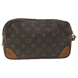 Louis Vuitton-LOUIS VUITTON Monogram Marly Dragonne GM Clutch Bag M51825 LV Auth ac2410-Monogram
