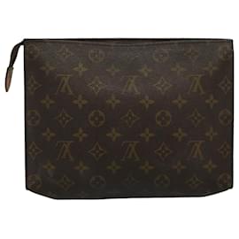 Louis Vuitton-Louis Vuitton Monogram Poche Toilette 26 Pouch M47542 LV Auth 58957-Monogram