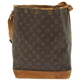 Louis Vuitton-LOUIS VUITTON Monogram Noe Shoulder Bag M42224 LV Auth 57998-Monogram