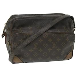 Louis Vuitton-LOUIS VUITTON Monogram Nile Shoulder Bag M45244 LV Auth 57990-Monogram