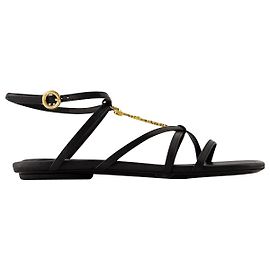 Pralu P Sandals - Jacquemus - Leather - Black Black