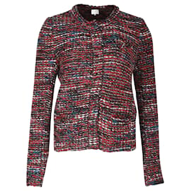Iro-Iro Carene Tweed Jacket in Multicolor Acrylic and Wool-Other,Python print