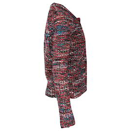 Iro-Giacca Iro Carene Tweed in Acrilico Multicolor e Lana-Altro,Stampa python