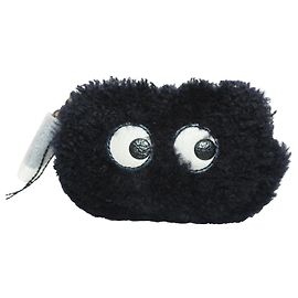 Anya Hindmarch Shearling Coin Purse in Black Wool Black