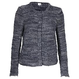 Iro-Iro Refilia Bouclé Jacket in Blue Wool-Other