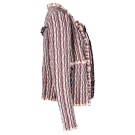 Iro-Iro Inland Tweed-Jacke aus mehrfarbiger Baumwolle-Mehrfarben