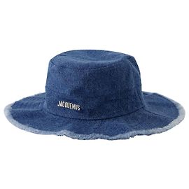 Cappello da pescatore Le Bob Artichaut - Jacquemus - Cotone - Denim blu Blu