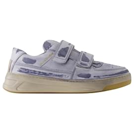 Acne-Perey Cities Sneakers - Acne Studios - Leather - Midnight Blue-Blue