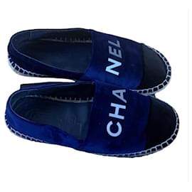 Chanel-Alpercatas-Azul marinho