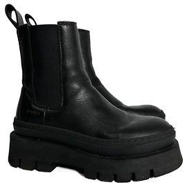 Autre Marque Botas de couro pretas Copenhagen Studios Preto