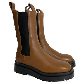 Autre Marque Copenhagen Studios Vitello Stiefeletten Leder Karamell Karamell
