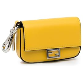 Fendi-Fendi - Charme Nano Baguette Jaune-Jaune