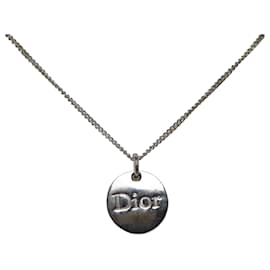 Dior-Dior Silver Silver Tone Necklace-Silvery