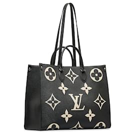 Louis Vuitton-Louis Vuitton Monogramme Noir Empreinte Onthego Gm-Noir