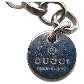 Gucci-Gucci Silver Interlocking G Necklace-Silvery