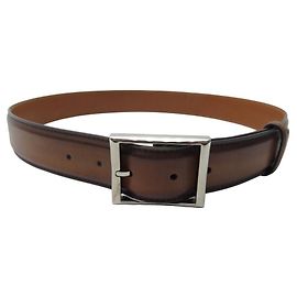 CINTO CLÁSSICO BERLUTI 35MM C0002-V1 85 CINTO DE COURO PATINA MARROM Marrom