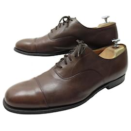 Church's-CHURCH'S CONSUL RICHELIEU SHOES 104 11F 45 BROWN LEATHER SHOES-Brown