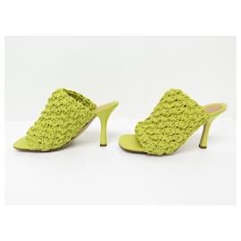 Bottega Veneta-NUOVE SCARPE BOTTEGA VENETA 630179 CONSIGLIO DI PERA BV 37 IT 38 NEI SANDALI-Verde