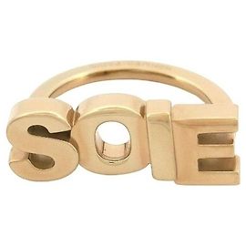 Hermès NUOVO ANELLO SCIARPA IN SETA HERMES IN METALLO DORATO ANELLO SCIARPA DORATA D'oro