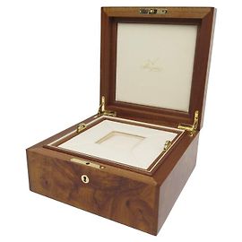 CAJA PARA RELOJ BREGUET CLASSIC GRAN COMPLICACIÓN MADERA DE OLMO LUPA Castaño