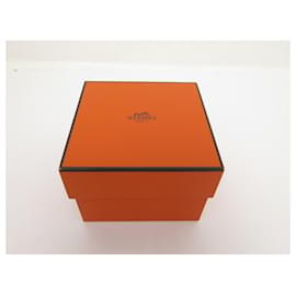 Hermès-BOX FÜR HERMES CAPE COD ARCEAU HEURE H ORANGE ON-BOX UHRENBOX-Orange