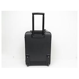 Louis Vuitton-LOUIS VUITTON PEGASE LIGHT WHEEL SUITCASE 50 TAIGA LEATHER TROLLEY CABIN-Black