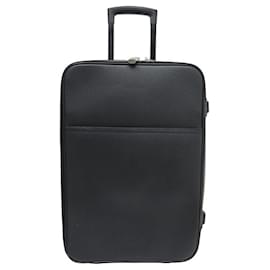 Louis Vuitton-LOUIS VUITTON PEGASE WHEEL SUITCASE 55 M23342 TAIGA LEATHER TROLLEY CABIN-Black