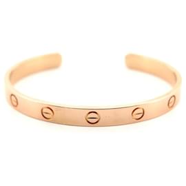 Cartier-PULSEIRA CARTIER LOVE B6032617 Em ouro rosa 18K 17FAIXA CAIXA DE FATURA CM ROSA-Dourado