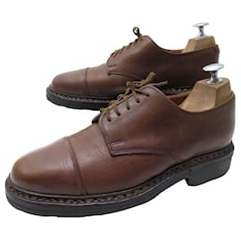 Paraboot-PARABOOT DERBY SHOES AZAY GRIFF 39 BROWN LEATHER SHOES-Brown