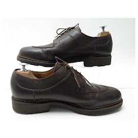Paraboot-PARABOOT DERBY AVIGNON SHOES 10 44 HALF LEATHER SHOES-Brown