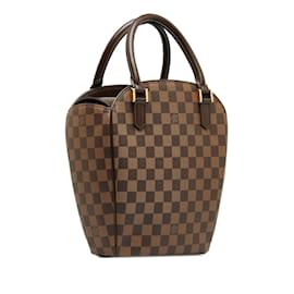 Louis Vuitton-Louis Vuitton Damier Ebene Sarria Seau Canvas Handbag N51284 In sehr gutem Zustand-Braun