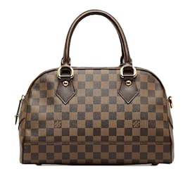 Louis Vuitton-Louis Vuitton Damier Ebene Duomo Canvas Handbag N60008 in Good condition-Brown