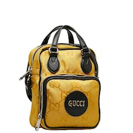 Gucci-Bolso bandolera GG Econyl Off The Grid 625850-Amarillo