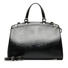 Louis Vuitton-Louis Vuitton Epi Brea MM Bolso de cuero M40328 en buen estado-Negro