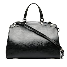 Louis Vuitton-Louis Vuitton Epi Brea MM Sac à main en cuir M40328 en bon état-Noir