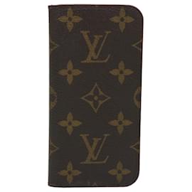 Louis Vuitton-Custodia per Iphone Louis Vuitton-Marrone