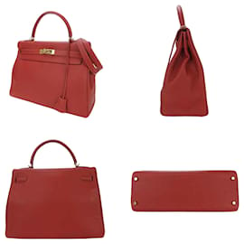 Hermès-Hermès Kelly 32-Red