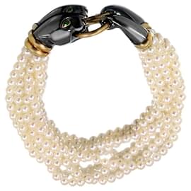 Cartier-Bracelet perles d'or Cartier-Multicolore