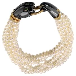 Cartier-Pulsera Cartier Perlas Oro-Multicolor