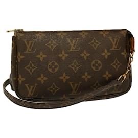 Louis Vuitton-LOUIS VUITTON Monogram Pochette Accessoires Pouch M51980 LV Auth 57863-Monogram