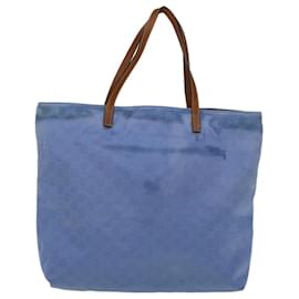 Gucci-GUCCI GG Canvas Tote Bag Blue 295252 auth 59064-Blue