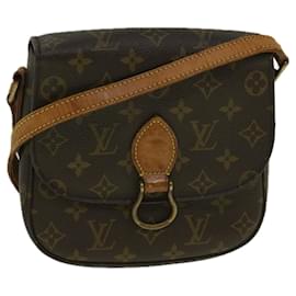 Louis Vuitton-Bolsa de ombro M LOUIS VUITTON Monogram Saint Cloud MM51243 LV Auth ar10585b-Monograma