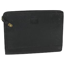 Autre Marque-Burberrys Briefcase Leather Black Auth 59094-Black